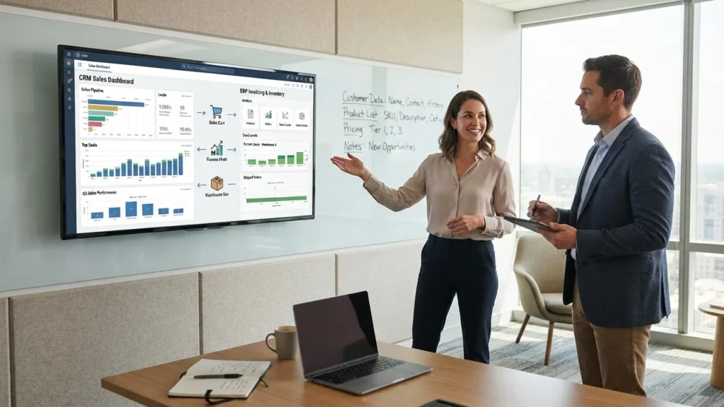 integración de CRM y ERP