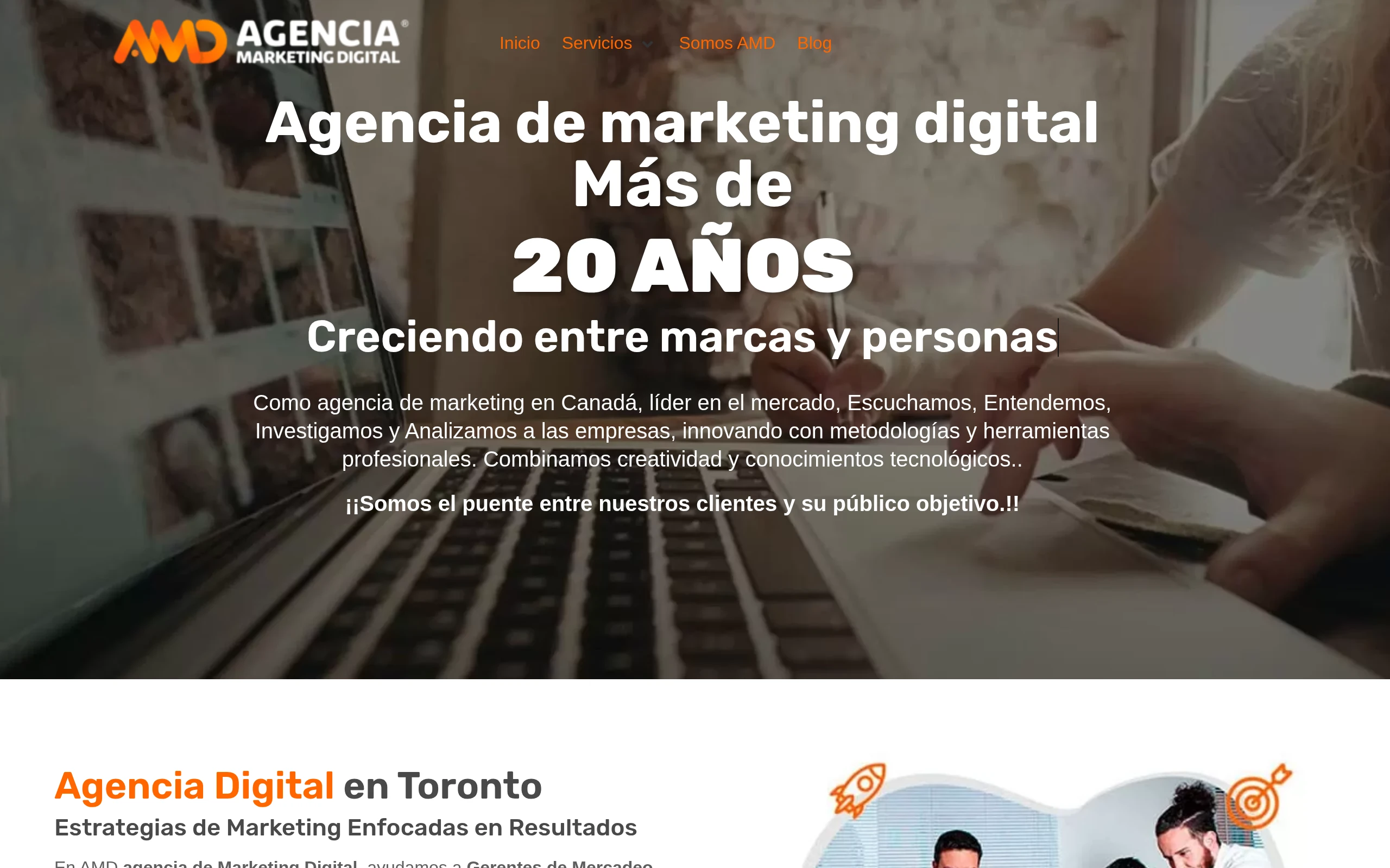 Mejores agencias de marketing digital en Colombia screenshot 0 Mejores agencias de marketing digital en Colombia - AMD Agencia de Marketing Digital